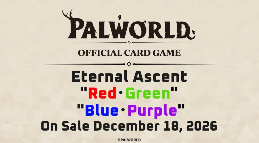 Palworld OCG Eternal Ascent Trial Decks are up for preorder now